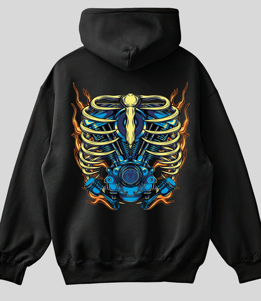 Oversized Printed Hoodie