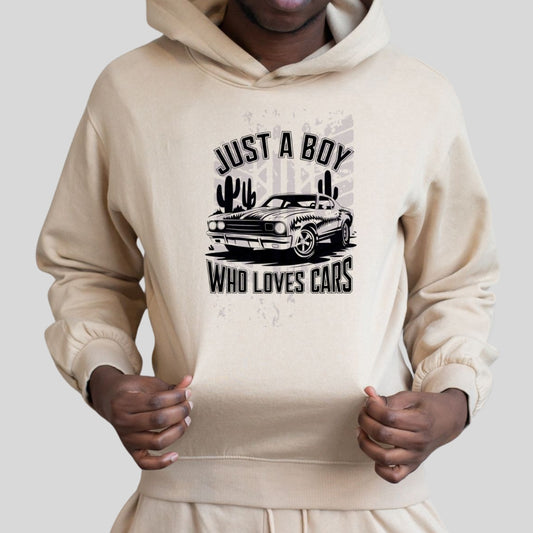 Classic Fit Printed Hoodie