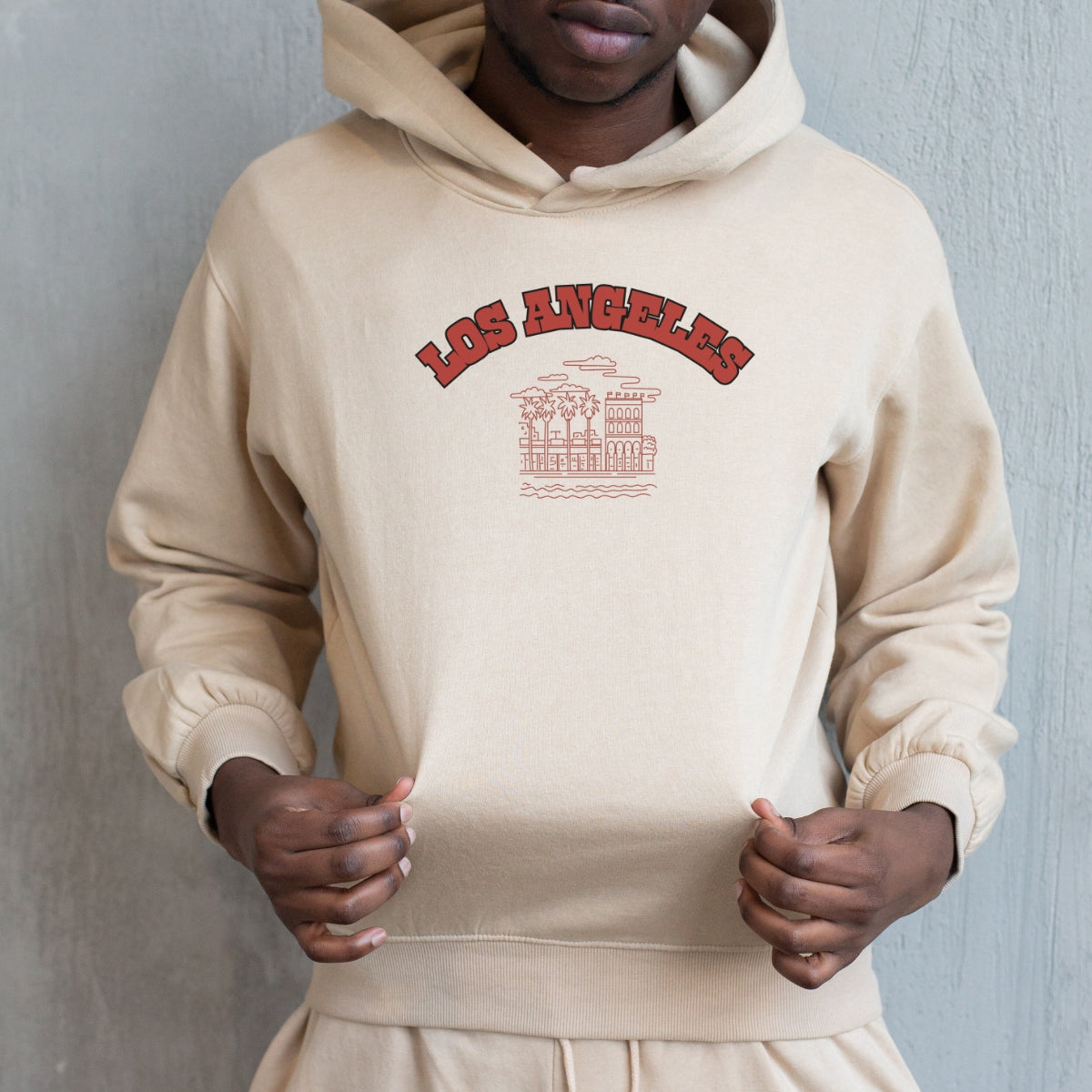 Classic Fit Printed Hoodie