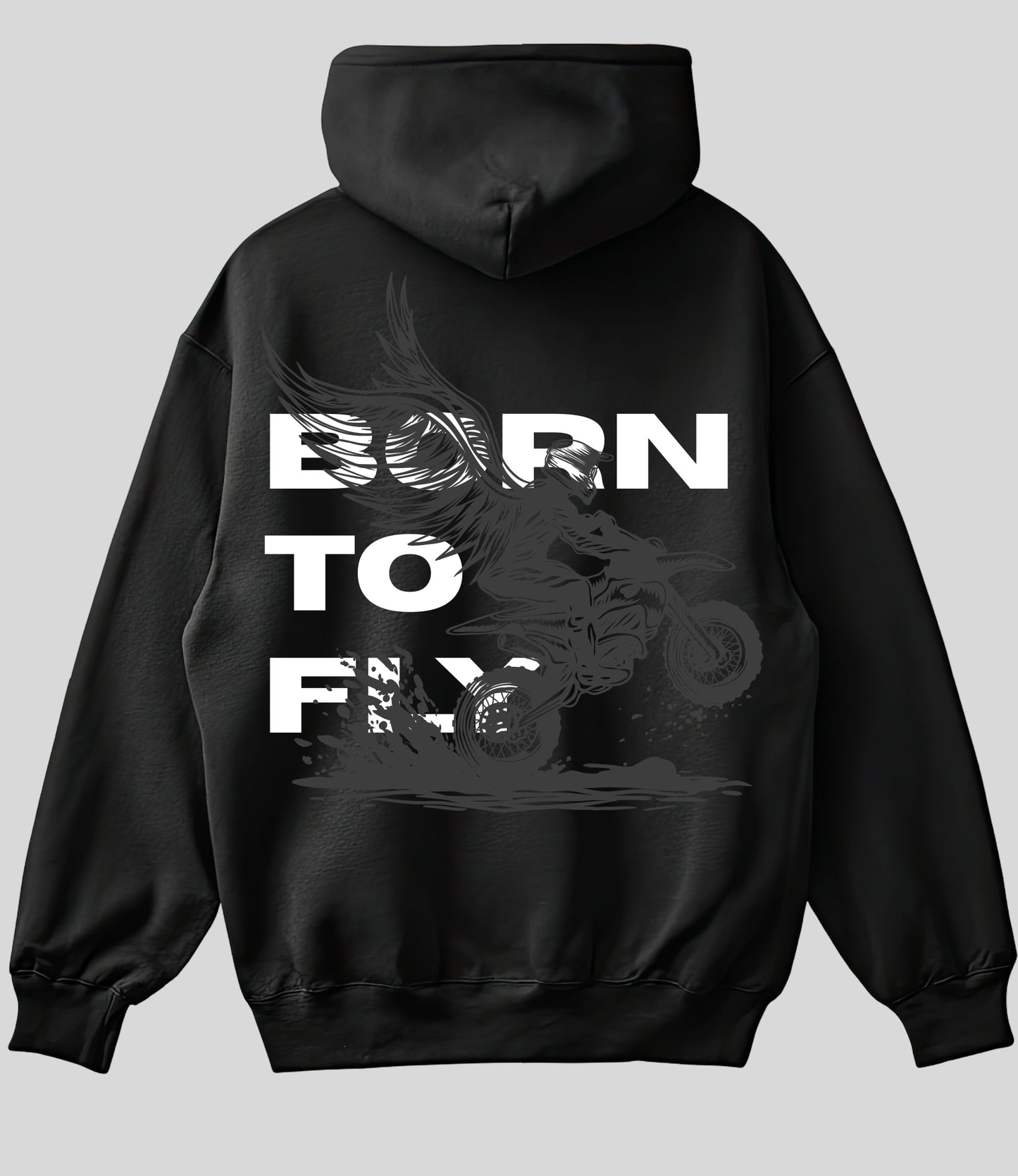 Oversized Printed Hoodie