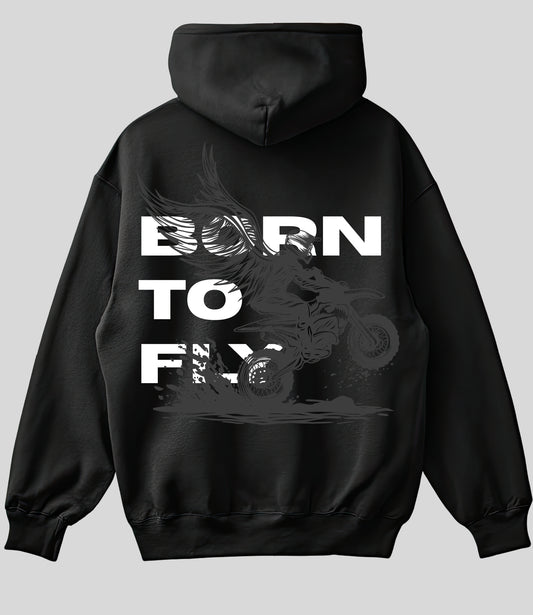 Oversized Printed Hoodie